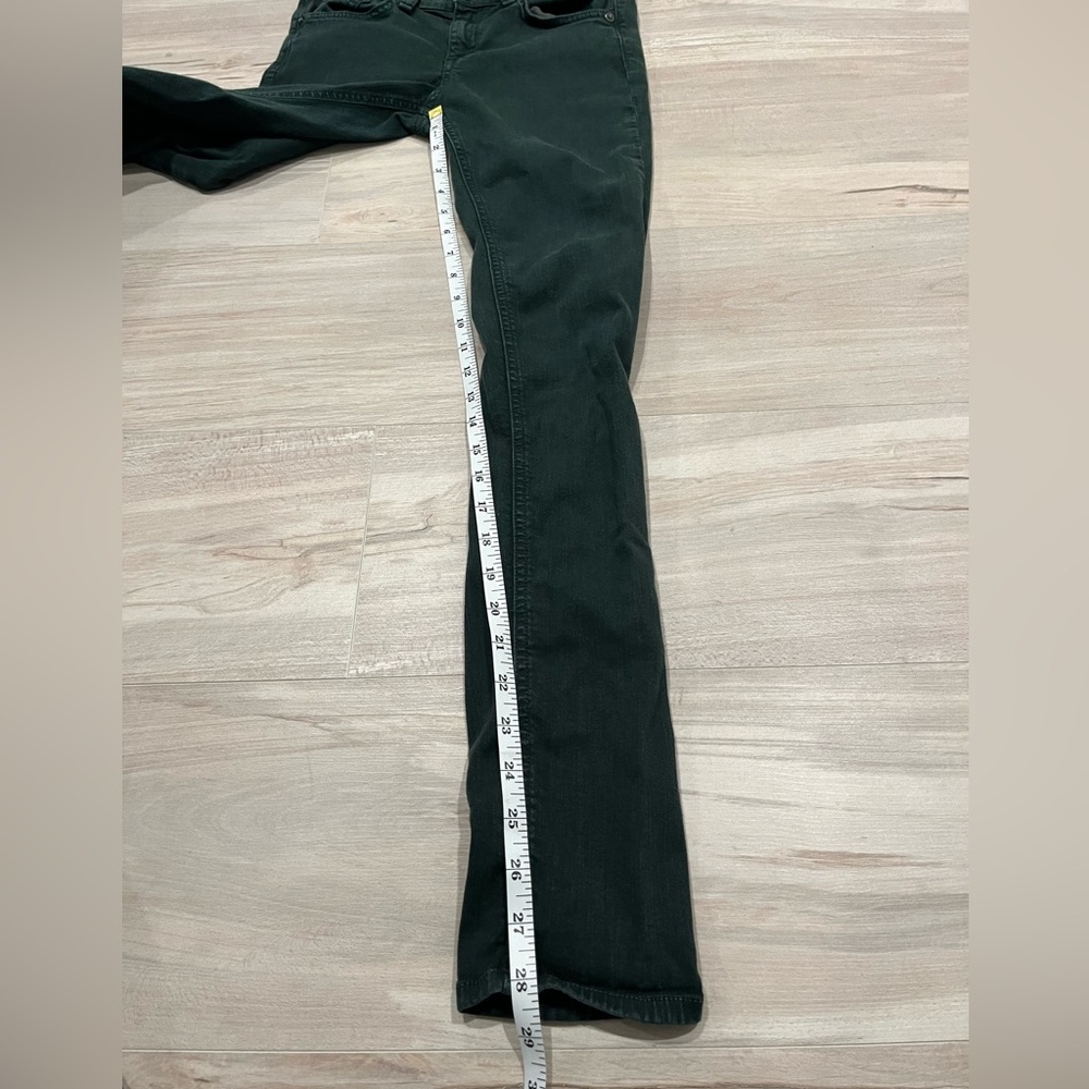 RAG & BONE/ JEAN Forest Green Skinny Denim 5-Pocket JEANS Size 26 - Picture 11 of 12
